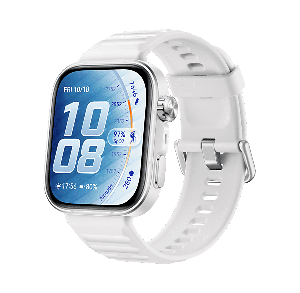Smartwatch - Huawei Watch Fit 5 Pro, 48.77 mm, Correa 20 mm, 7 días Autonomía en Uso Típico, Pantalla AMOLED 1.92", Blanco