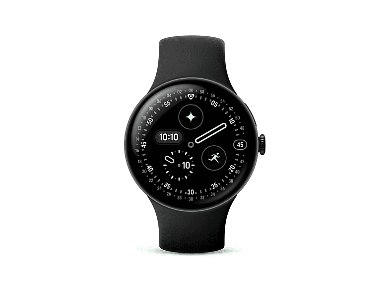 01-949 Smartwatch - Google PIXEL WATCH 4 45MM BLACK, S-L, Aluminio 100% reciclado, Negro/Obsidiana - Imagen 1
