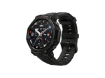 Smartwatch - Amazfit T-Rex 3 Pro, Correa de 22mm, Silicona, Pantalla AMOLED 1.5", Sensor de Pulso, Medidor ProfundidAd hasta 45m, Negro