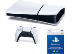 Consola - Ardistel, Sony PS5 Slim Digital Edition, 825 GB SSD, 4K, Chasis D, Blanco + Tarjeta PS Plus 20€ - Imagen 2