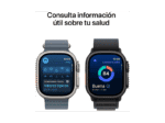 Smartwatch - Apple Watch Ultra 3 (2025), GPS+CEL, 49 mm, Caja de Titanio Natural, Correa Trail Loop Azul/azul brillante, S/M, Calidad del sueño - Imagen 7