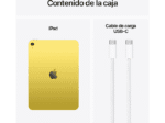Tablet - Apple iPad (11ªgen), 128GB, Amarillo, WiFi, Retina, Chip A16 Bionic, iPadOS 18, Cable de carga USB‑C, Sin Adaptador de corriente - Imagen 8