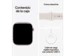Smartwatch - Apple Watch Series 11 (2025), GPS+CEL, 42 mm, Caja de aluminio Oro rosa, Correa deportiva Rosa rubor, S/M, Calidad del sueño - Imagen 8