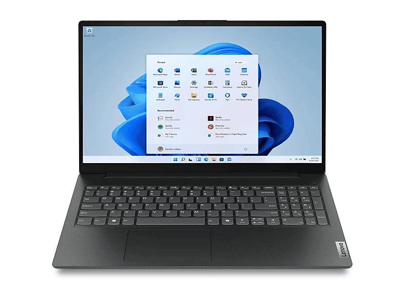 Portátil - Lenovo V15 G6 ITN 83M4001NSP, 15,6 ", Intel N100, 8 GB RAM, 256 GB SSD, Onboard Graphics, Windows 11 Home, Negro
