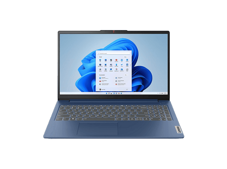 Portátil - Lenovo 82XQ012FSP, 15,6 " Full-HD, AMD Ryzen™ 5 7520U, 16 GB RAM, 512 GB SSD, FreeDOS (Sin sistema operativo), idioma del teclado: ES, Azul