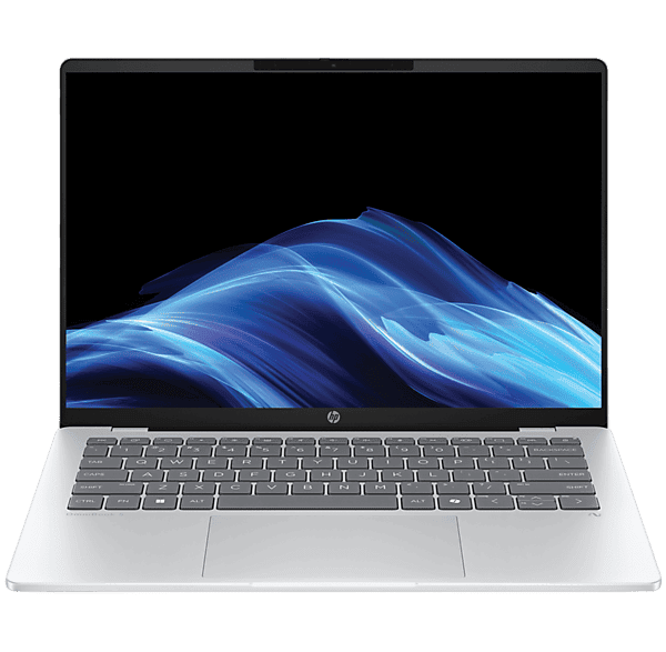 Portátil - HP OmniBook 5 Next Gen AI 14-he0015ns Copilot+PC, 14 " DCI 2K, Snapdragon X1-26-100 45 TOPS, 16GB RAM, 512 GB SSD, W11 Home, Sin cargador