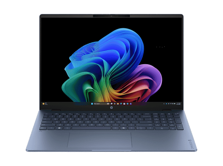Portátil - HP OmniBook 5 Laptop Next Gen AI 16-bp0004ns Copilot+PC, 16" DCI 2K, AMD Ryzen™ AI 7 50 TOPS, 32GB RAM, 1 TB SSD, W11 H, Azul, Sin cargador