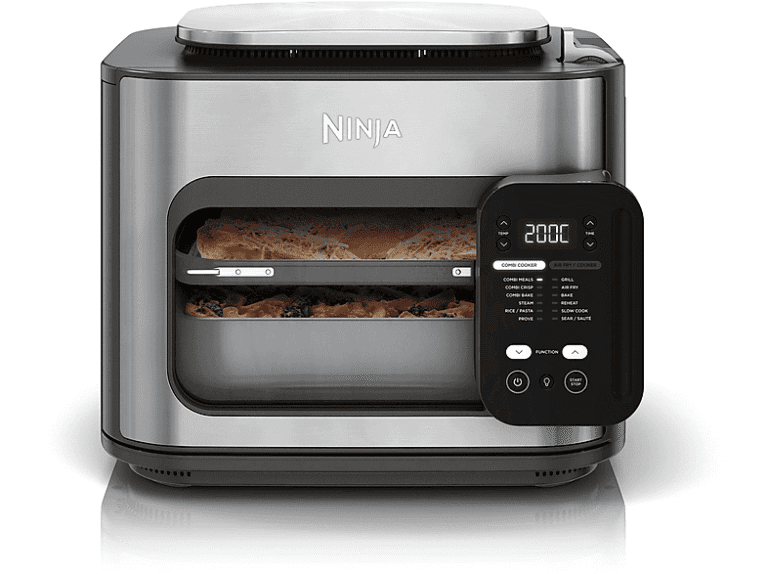 Freidora de aire - Ninja SFP700EU, 1780 W, 12,5 l, Negro, Acero inoxidable