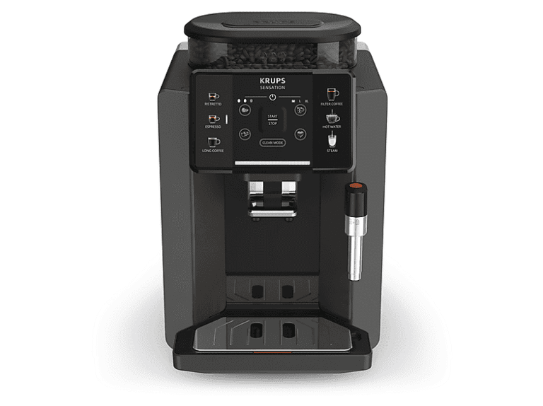 Máquina espresso - Krups Sensation C50 EA9108, 15 bar, 1450 W, Gris, Negro