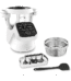 Robot de cocina - Moulinex HF80DB COMPANION XL 12 PROGRAMAS, 1550 W, 4,5 l, Blanco, Gris