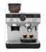 Cafetera express - Krups XP801T PROFESIONAL PRESICION C/MOLINILLO, 15 bar, 1550 W, 120 ml, 2 tazas, Inox