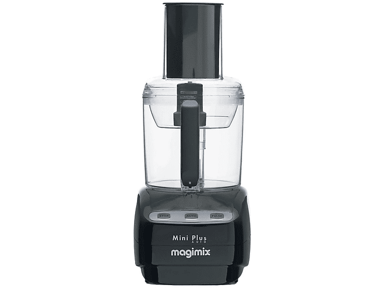 Procesador de alimentos - Magimix Mini Plus, 400 W, 600 ml, Negro