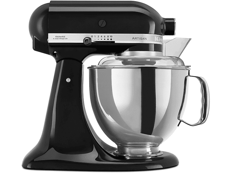 Robot de cocina - KitchenAid 5KSM175PSEOB, 300 W, 4,8 l, Negro