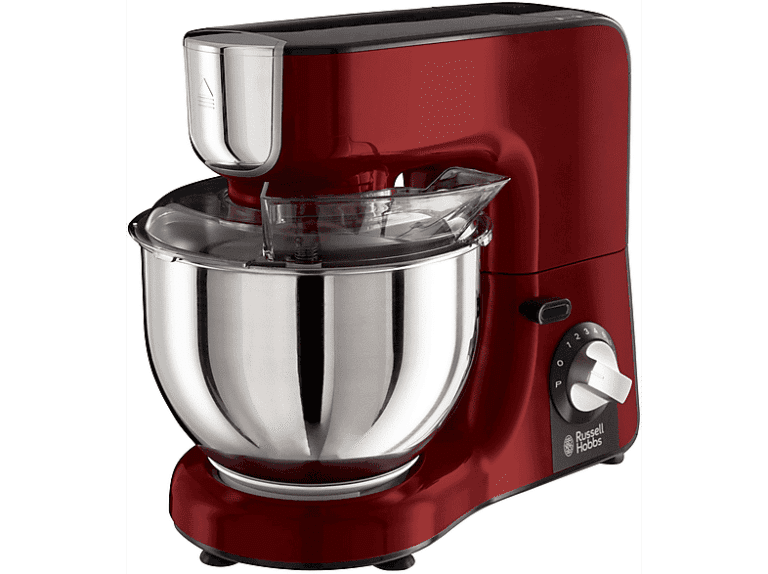 Robot amasador - Russell Hobbs 23480-56, 1000 W, 5 l, Rojo