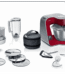 Robot de cocina - Bosch MUM5X720, 1000 W, 3,9 l, Rojo