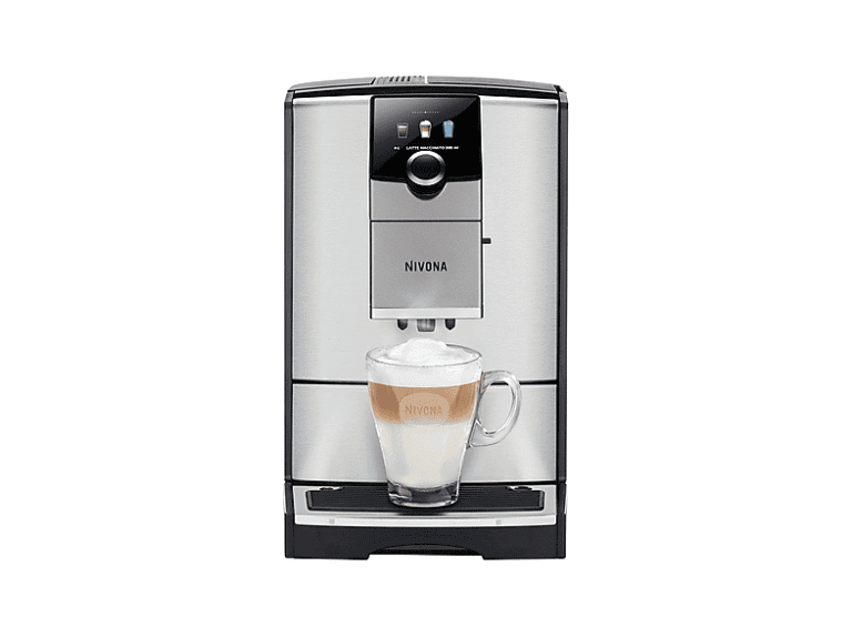 Máquina espresso - Nivona NICR 799, 15 bar, 1455 W, 2 tazas, Negro, Acero inoxidable