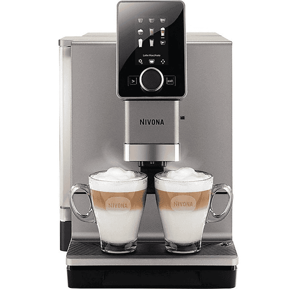 Máquina espresso - Nivona NICR 930, 15 bar, 1465 W, 1 l, 2 tazas, Cromo, Titanio