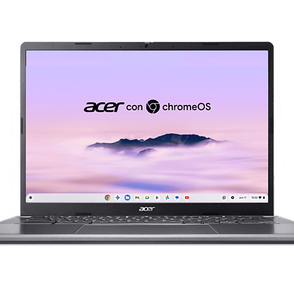 Portátil - Acer Chromebook Plus 514 CB514-3H con Gemini, 14" WUXGA, AMD Ryzen™ 5 7520C, 8GB RAM, 256GB SSD, Radeon™ Graphics, Google Chrome OS