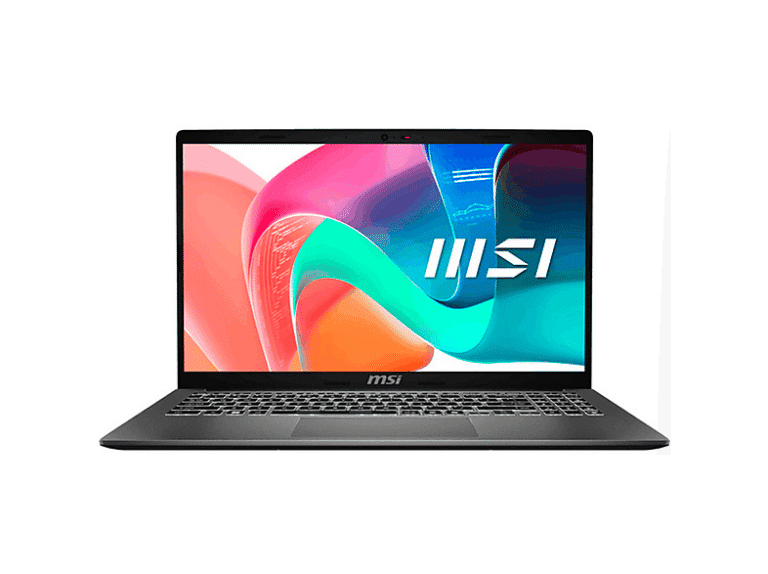 Portátil - MSI Modern 15 F1MG-610ES, 15,6 " Full-HD, Intel Core 7 150U, 10 nucleos hasta 5,4 GHz, 32 GB RAM, 1 TB SSD, Onboard Graphics, Classic Black