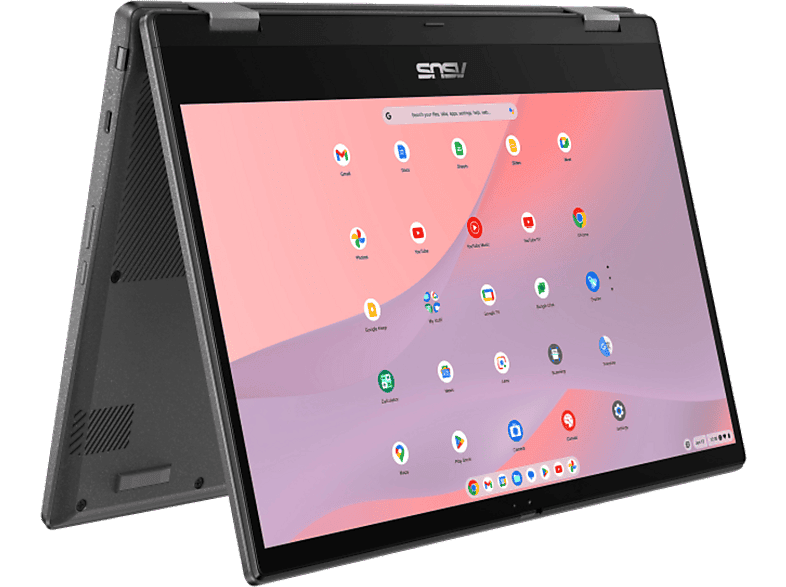 esy-4711387839454-1 Portátil - ASUS Chromebook Flip CL1402FM2A-EC0192, 14" FHD, MediaTek Kompanio 520, 8GB RAM, 128GB eMMC, Mali-G52, Google Chrome OS, Incl Pen