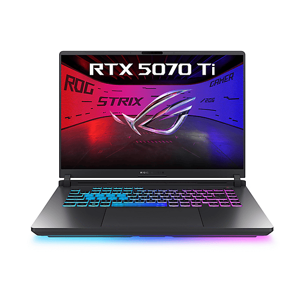 Portátil Gaming - ASUS ROG Strix G16 G615LR-S5177W, 16 " Full-HD, Intel Core Ultra 7, 255HX, 16 GB RAM, 1 TB SSD, GeForce RTX™ 5070 Ti, Gris