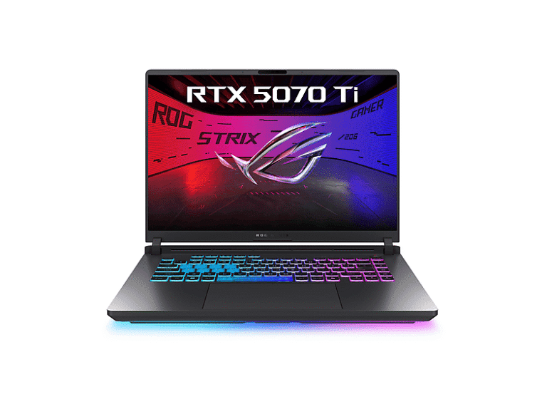 Portátil Gaming - ASUS ROG Strix G16 G615LR-S5177W, 16 " Full-HD, Intel Core Ultra 7, 255HX, 16 GB RAM, 1 TB SSD, GeForce RTX™ 5070 Ti, Gris