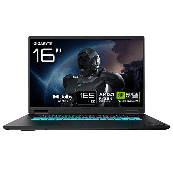 Portátil Gaming - Gigabyte Gaming A16, 16 " WUXGA, Intel Core i7-13620H, 16 GB RAM, 1 TB SSD, GeForce RTX™ 5050, Sin sistema operativo, Black Steel