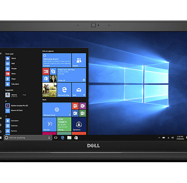Portátil - Dell Latitude 7490, 14 " UHD 4K, Intel Core I5-8350U, 8 GB RAM, 256 GB SSD, UHD Graphics, Windows 10 Pro (32 bit), Negro