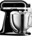 Robot amasador - KitchenAid 5KSM185PSEOB, 300 W, 4,8 l, Negro