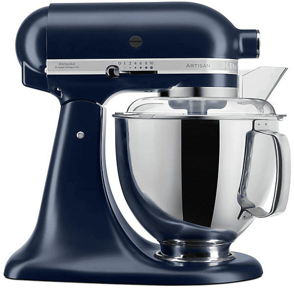 Robot de cocina - KitchenAid 5KSM175PSEIB, 300 W, 4,8 l, Azul