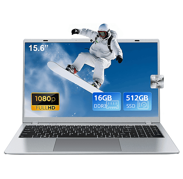 Portátil - Vanwin NCS2154Y, 15,6 " Full-HD, Intel® Pentium® Gold 6500Y(Frecuencia máxima 3,4 GHz), 16 GB RAM, 512 GB SSD, UHD Graphics, Windows 11 Pro