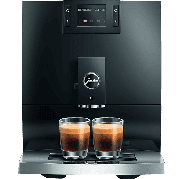 Cafetera superautomática - Jura C8 Piano Black, 15 bar, 1450 W, 6 Especialidades, Negro