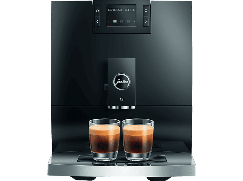 esy-7610917156030-1 Cafetera superautomática - Jura C8 Piano Black, 15 bar, 1450 W, 6 Especialidades, Negro