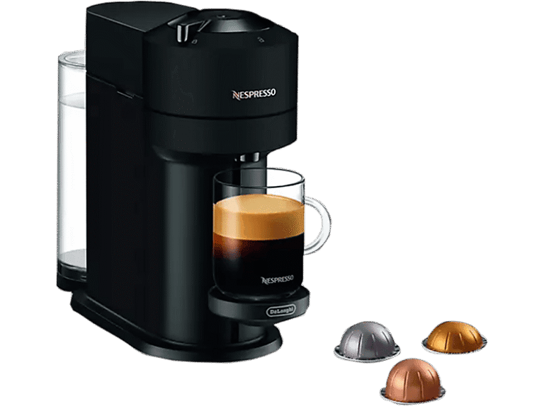 Cafetera de cápsulas - Delonghi ENV120.BM VERTUO NEXT NEGRO, 15 bar, 1500 W
