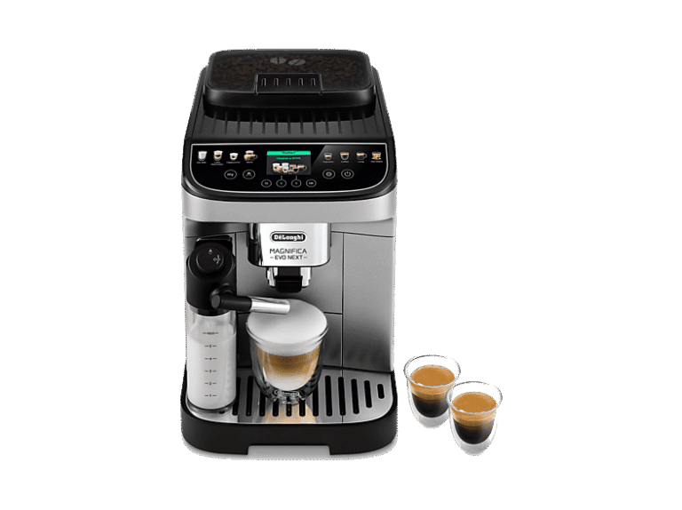 Cafetera superautomática - De Longhi, De'Longhi Magnifica Evo Next ECAM 310.80.SB, 1450 Watt, 15 bar, Molinillo integrado, Depósito de leche
