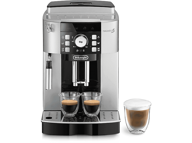 Cafetera express - Delonghi ECAM 21.116.SB, 15 bar, 1450 W, 2 tazas, Negro