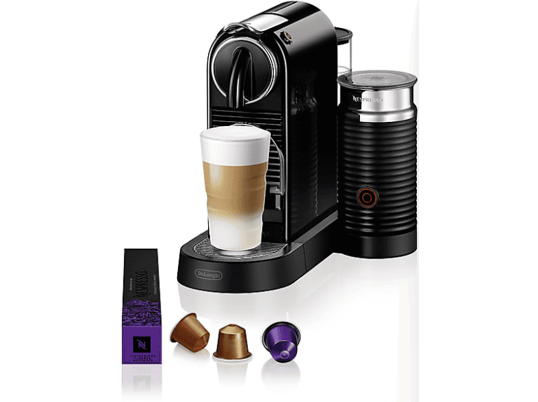 Cafetera de cápsulas - Delonghi 0132192150, 19 bar, 240 ml, 1710 W, Negro