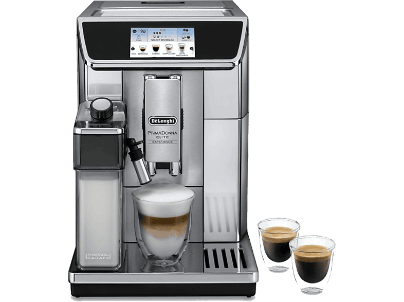 esy-8004399331648-1 Cafetera superautomática - De Longhi, De'Longhi PrimaDonna Elite Experience ECAM650.85.MS, 1450 W, 19 bar, Molinillo integrado, Sistema Thermoblock