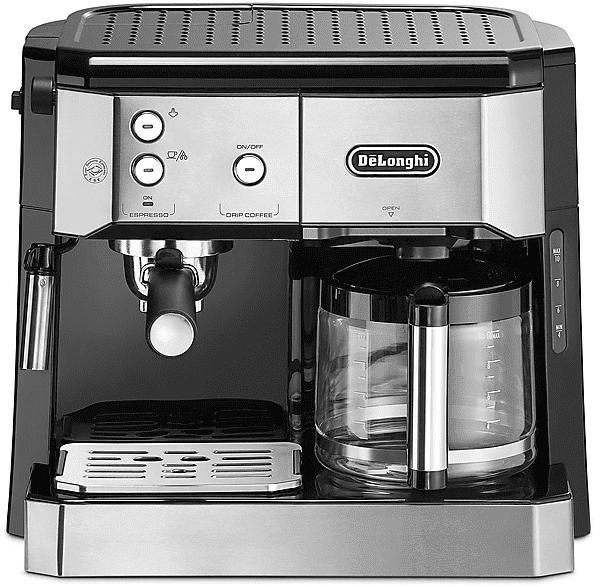 Cafetera express - Delonghi BCO 421.S, 15 bar, 1750 W, 10 tazas, Negro
