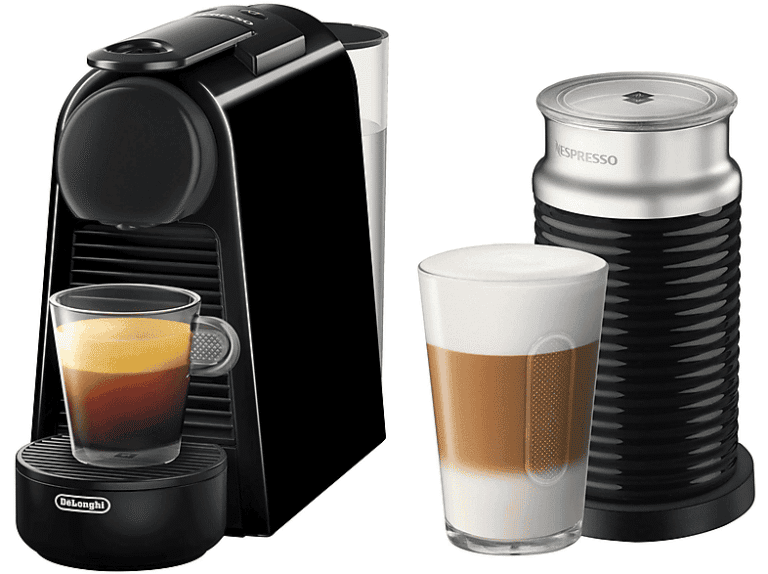 Cafetera de cápsulas - Delonghi 0132191766, 19 bar, 240 ml, 1150 W, Negro
