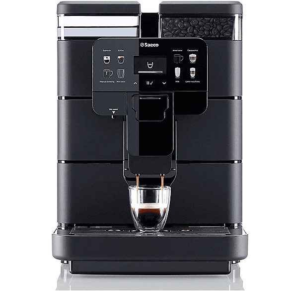 Máquina espresso - Saeco New Royal OTC, 1400 W, 2 tazas, Negro