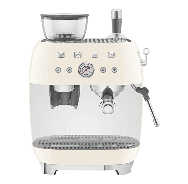 Cafetera express - Smeg EGF03CREU, 15 bar, 1650 W, 2 tazas, Inox