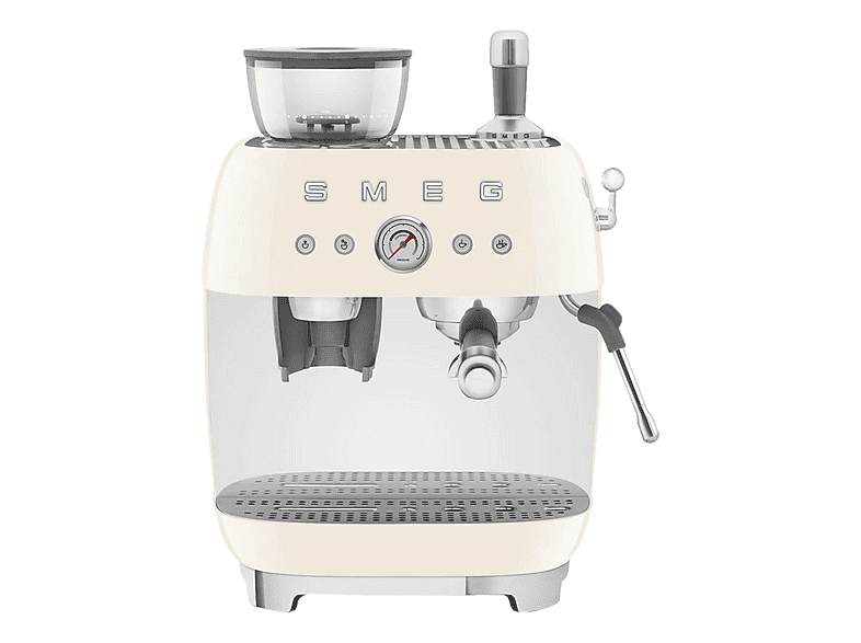 Cafetera express - Smeg EGF03CREU, 15 bar, 1650 W, 2 tazas, Inox