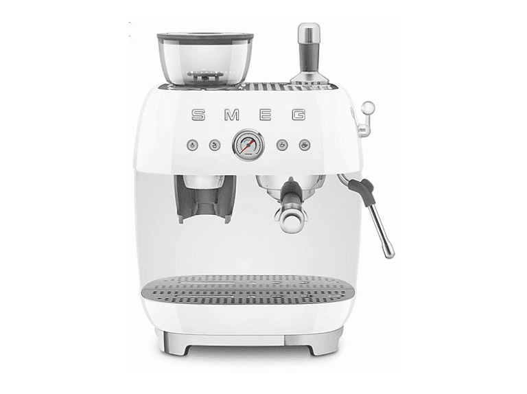 Cafetera express - Smeg EGF03WHEU, 15 bar, 1650 W, 2 tazas, Inox