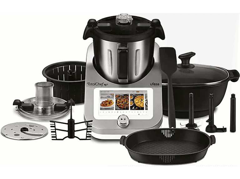 Robot de cocina - Ufesa RK7, 2000 W, Negro