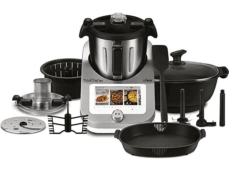 Robot de cocina - Ufesa RK7, 2000 W, Negro