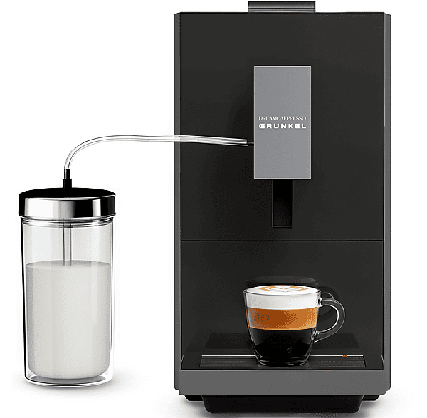Cafetera superautomática - Grunkel DREAMCAFPRESSO, 20 bar, 1350 W, Black