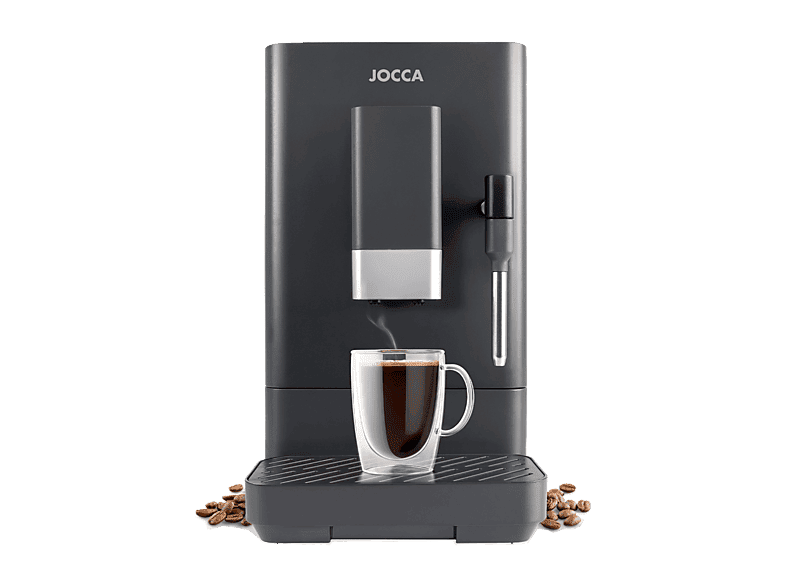 Cafetera superautomática - Jocca 2787, 20 bar, 1350 W, 2 Tazas, Negro
