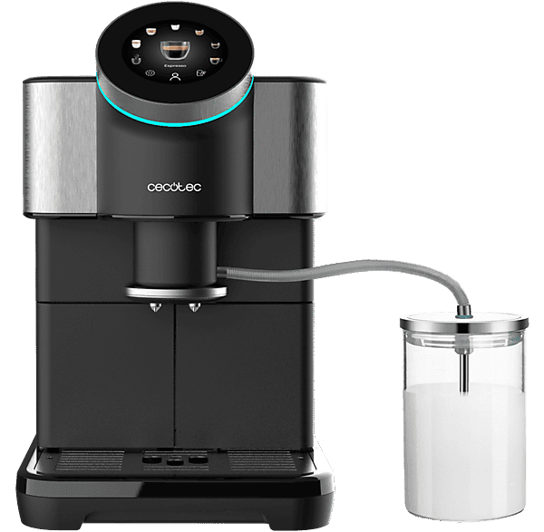 Cafetera superautomática - Cecotec Cremmaet Spin, 19 bar, 1450 W, 600 ml, 2 tazas, Black