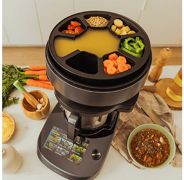 Robot de cocina - Cecotec 4701 MAMBO COOKING UNIQUE, 1600 W, 4,5 l, Negro